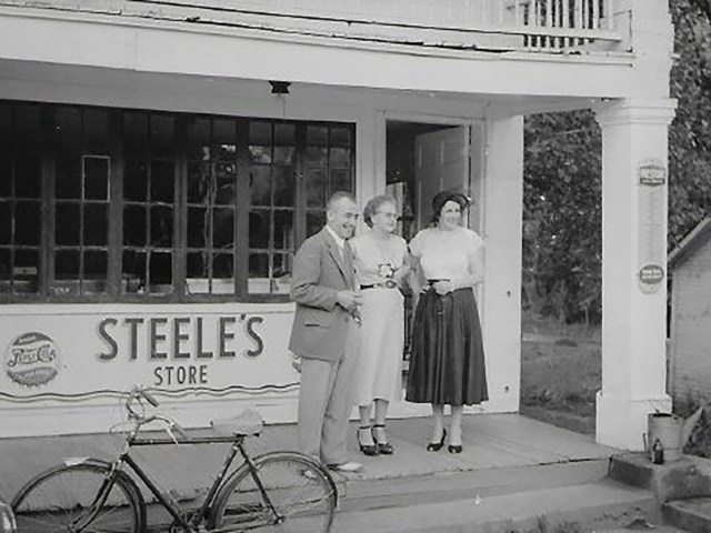 Steele's Store porch Steele's Store porch