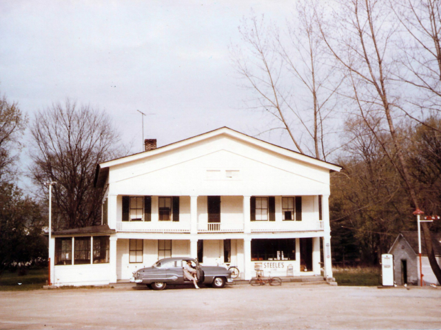 The Store with old car, early 1900s The Store with old car, early 1900s